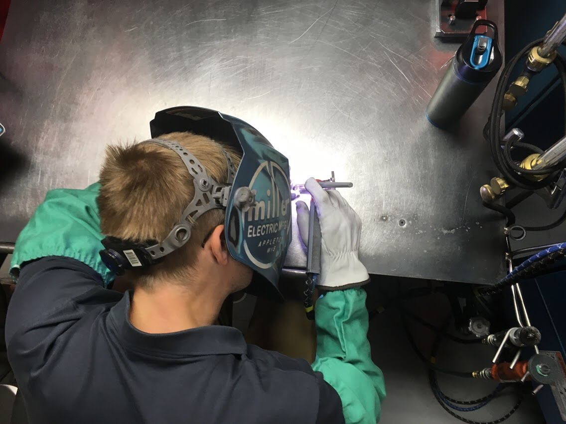 Greg Jonker TIG welding